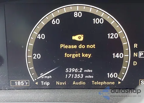 2008 Mercedes-Benz Cl 550 из США, поврежденный, VIN WDDEJ71X78A019096